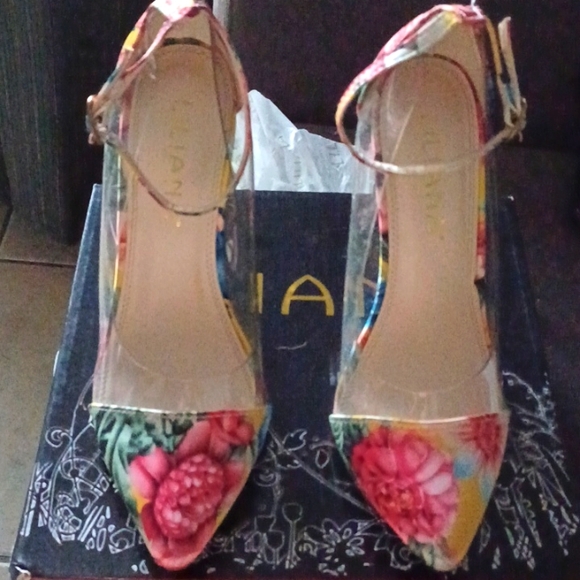 Lilian Olga-1F Floral heels - Picture 1 of 9